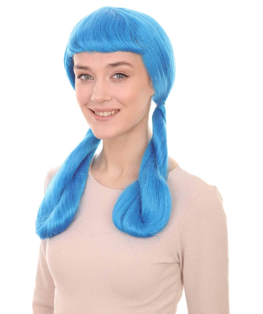 HPO Womens Candy Girl Wig | Sky Blue Cartoon Film Series Wig | Premium Breathable Capless Cap Women's 2 HPO Womens Candy Girl Wig | Sky Blue Cartoon Film Series Wig | Premium Breathable Capless Cap Women's