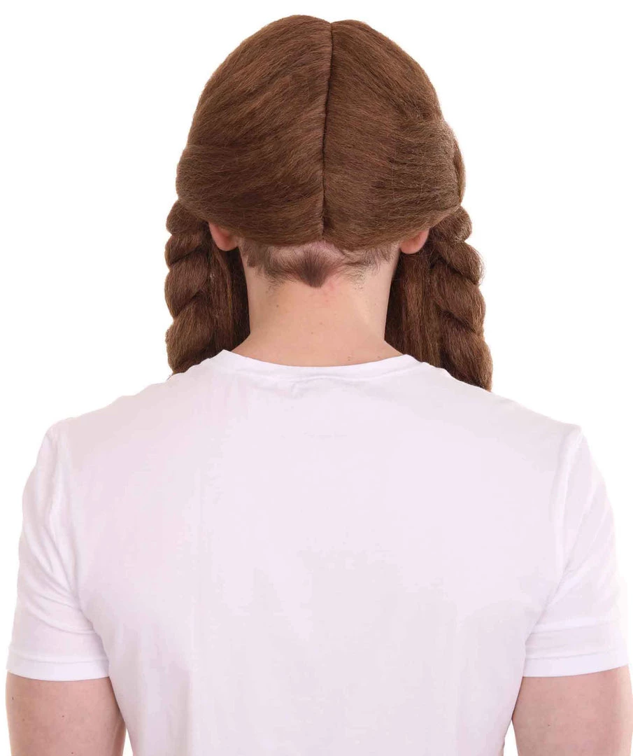 HPO Men's Mens Viking Wig & Beard Set | Brown Cosplay Halloween Wig | Premium Breathable Capless Cap 5 HPO Men's Mens Viking Wig & Beard Set | Brown Cosplay Halloween Wig | Premium Breathable Capless Cap