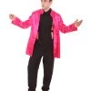 HPO Adult Men's Chinese Traditional Martial Arts Kung Fu Costume | Fuchsia Cosplay Costume