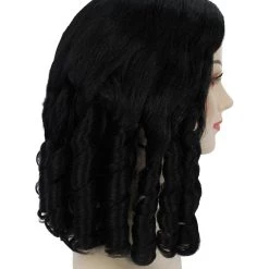 BC Story Book Curls | Women's Black Color Curly Shoulder Length Trendy Starry Curls Wig