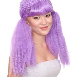 HPO Women's Doll Womens Wig | Fancy Party Event Ready Halloween Wig | Premium Breathable Capless Cap
