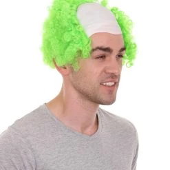 HPO Unisex Scary Bald Clown Afro Wigs Collections | Halloween Wigs Women's 71 HPO Unisex Scary Bald Clown Afro Wigs Collections | Halloween Wigs Women's