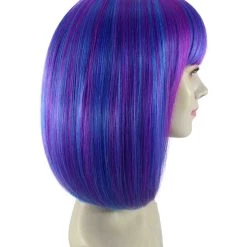 BC Adult Women's Multi Color Straight Shoulder Length Trendy Bob Wig