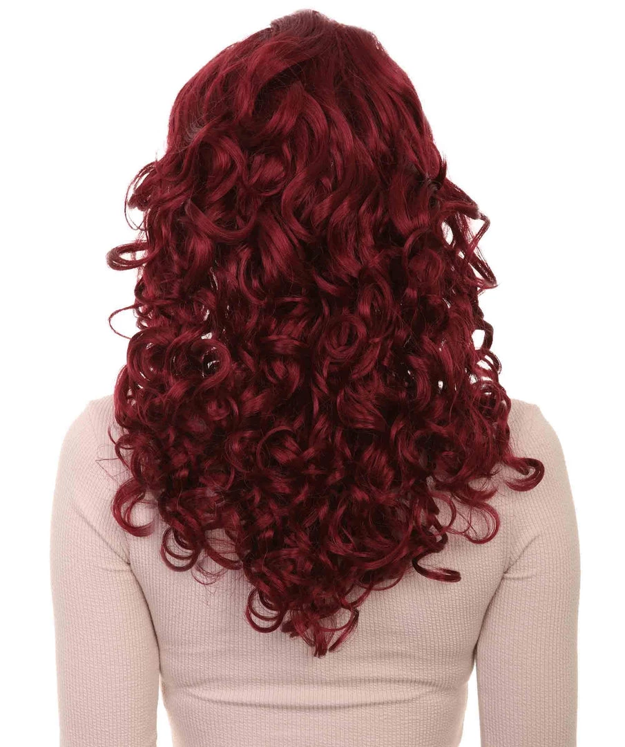 HPO Silver Screen Sensation Womens Red Adult Wig | Movie Character Cosplay Halloween Wig | Premium Breathable Capless Cap 4 HPO Silver Screen Sensation Womens Red Adult Wig | Movie Character Cosplay Halloween Wig | Premium Breathable Capless Cap