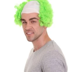 HPO Unisex Scary Bald Clown Afro Wigs Collections | Halloween Wigs Women's 69 HPO Unisex Scary Bald Clown Afro Wigs Collections | Halloween Wigs Women's