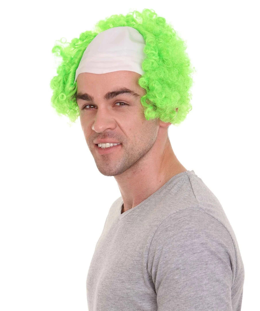 HPO Unisex Scary Bald Clown Afro Wigs Collections | Halloween Wigs Women's 33 HPO Unisex Scary Bald Clown Afro Wigs Collections | Halloween Wigs Women's