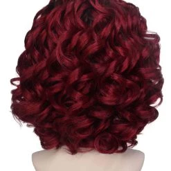 BC Sexy Curls | Women's Red Color Curly Shoulder Length Trendy Sexy Curls Wig