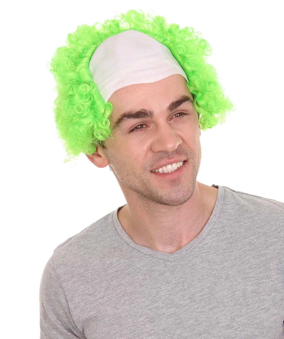 HPO Unisex Scary Bald Clown Afro Wigs Collections | Halloween Wigs Women's 31 HPO Unisex Scary Bald Clown Afro Wigs Collections | Halloween Wigs Women's