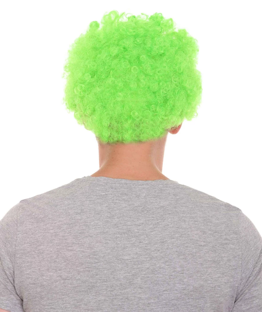 HPO Unisex Scary Bald Clown Afro Wigs Collections | Halloween Wigs Women's 34 HPO Unisex Scary Bald Clown Afro Wigs Collections | Halloween Wigs Women's