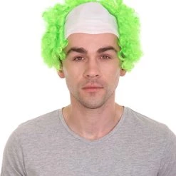 HPO Unisex Scary Bald Clown Afro Wigs Collections | Halloween Wigs Women's 68 HPO Unisex Scary Bald Clown Afro Wigs Collections | Halloween Wigs Women's