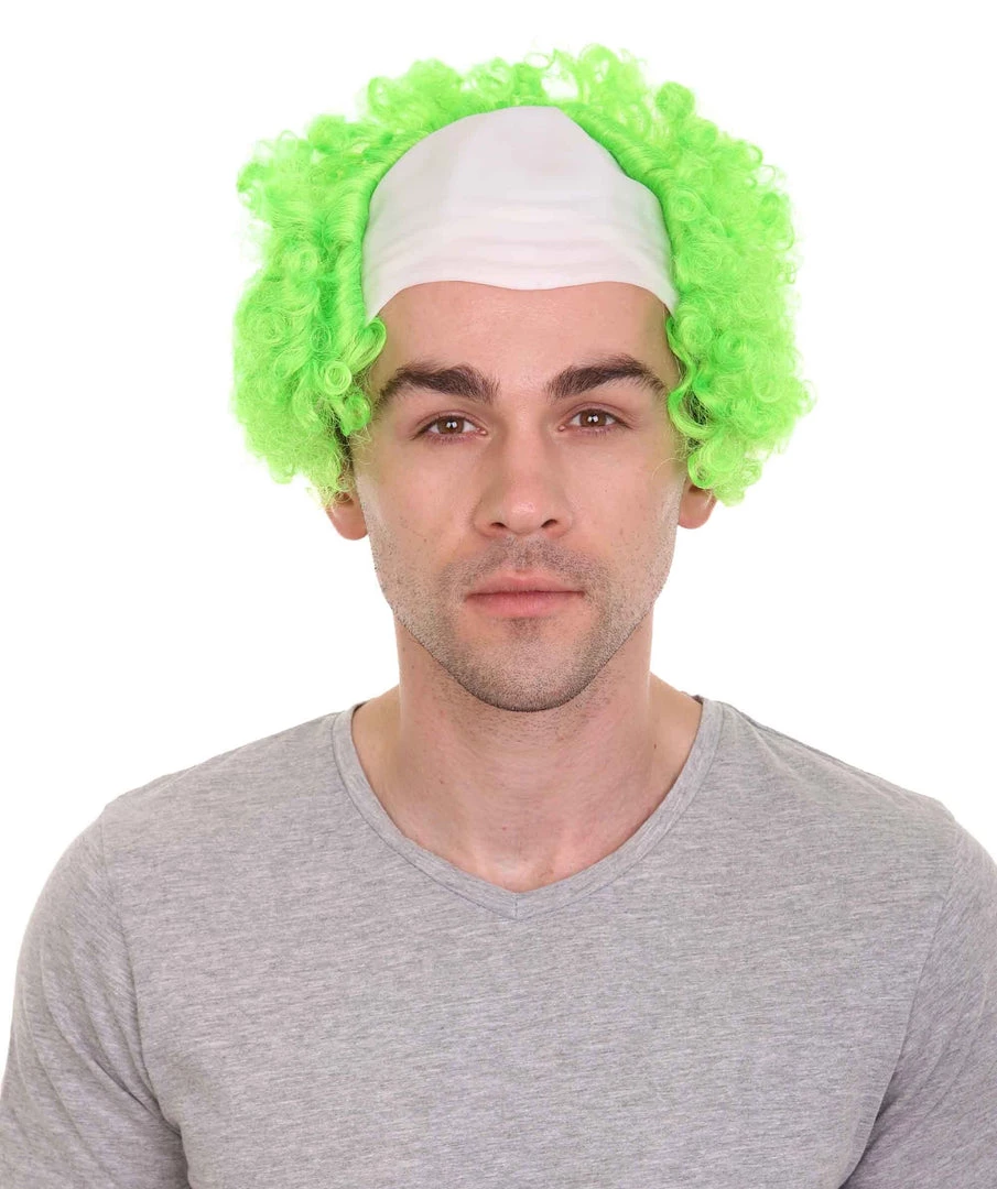 HPO Unisex Scary Bald Clown Afro Wigs Collections | Halloween Wigs Women's 32 HPO Unisex Scary Bald Clown Afro Wigs Collections | Halloween Wigs Women's