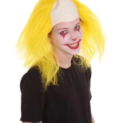 HPO Men's Half Bald Head Funny Men Wig Collections