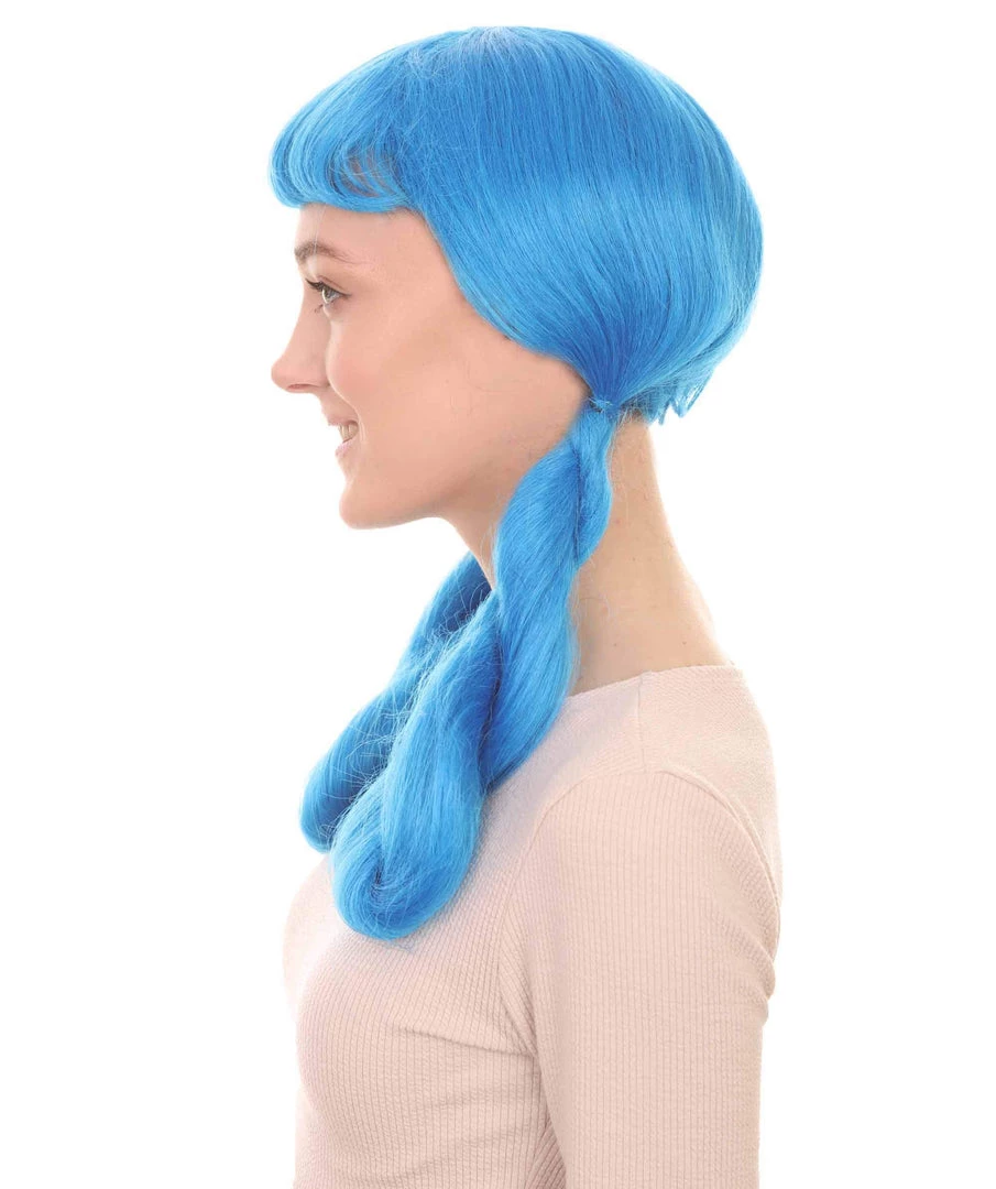 HPO Womens Candy Girl Wig | Sky Blue Cartoon Film Series Wig | Premium Breathable Capless Cap Women's 3 HPO Womens Candy Girl Wig | Sky Blue Cartoon Film Series Wig | Premium Breathable Capless Cap Women's