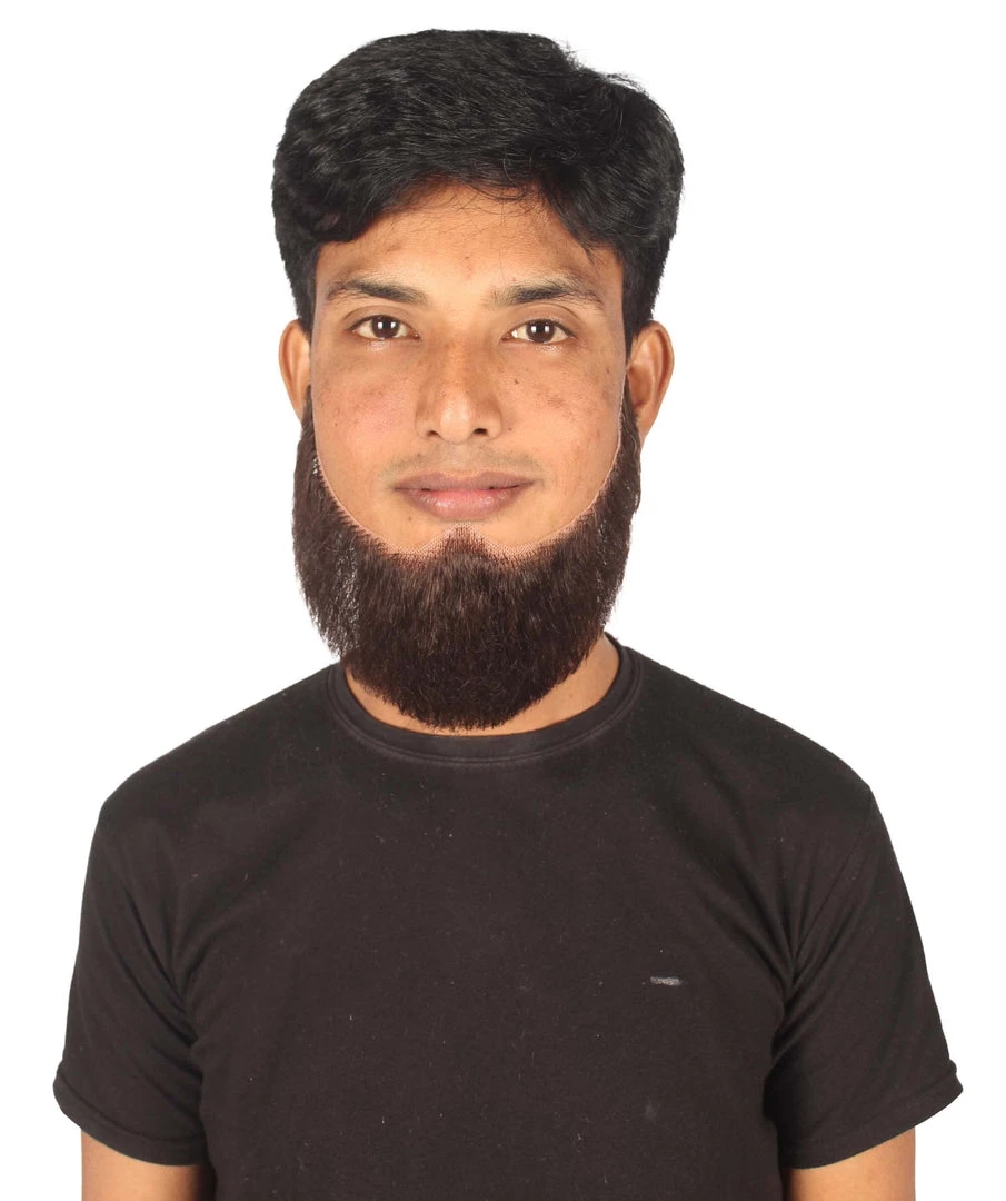 HPO Adult Men's Chin Curtain Style Long Beard Set 6 HPO Adult Men's Chin Curtain Style Long Beard Set