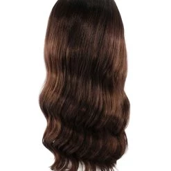 BC Women's Dark Brown Color Wavy Medium Length Trendy Earth Princess Wig 12 BC Women's Dark Brown Color Wavy Medium Length Trendy Earth Princess Wig