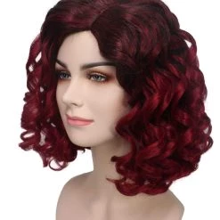 BC Sexy Curls | Women's Red Color Curly Shoulder Length Trendy Sexy Curls Wig