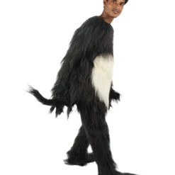 HPO White And Black Mouse Costume - Long Breathable Synthetic Fibers Men's