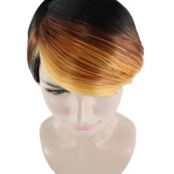 HPO Highlight Short Womens Wig | Bob Short Cosplay Halloween Wig | Premium Breathable Capless Cap 15 HPO Highlight Short Womens Wig | Bob Short Cosplay Halloween Wig | Premium Breathable Capless Cap