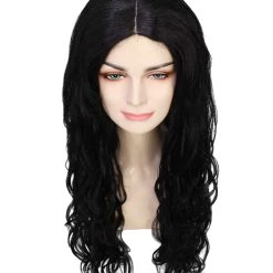 BC Adult Women's Black Color Curly Medium Length Trendy Wig