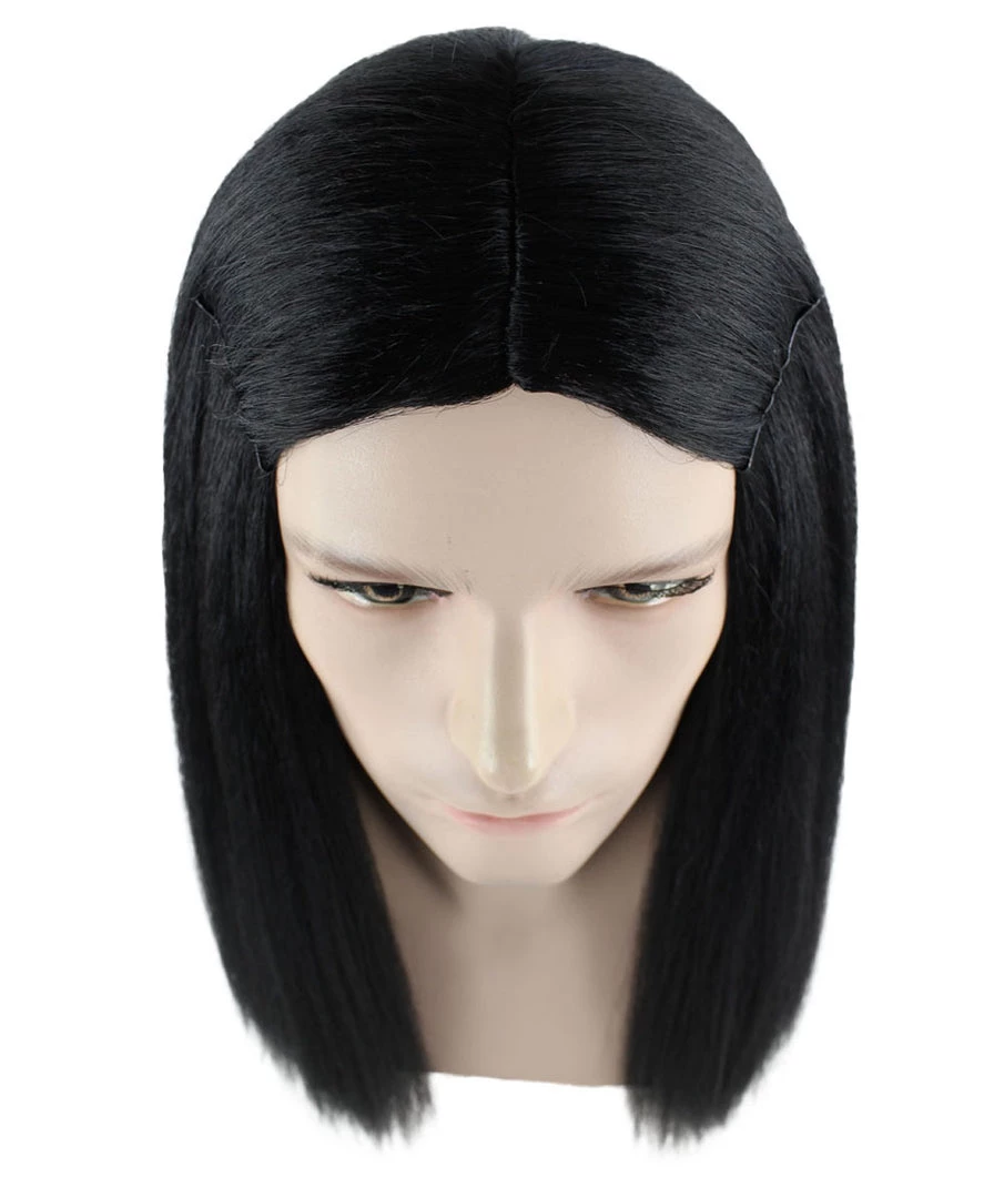 HPO Men's Sword Womens Wig | Black Long Wig | Premium Breathable Capless Cap 8 HPO Men's Sword Womens Wig | Black Long Wig | Premium Breathable Capless Cap