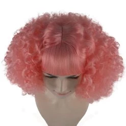 HPO Women's Short Pink Cute Curly Wavy Wig | Party Ready Fancy Cosplay Halloween Wig | Premium Breathable Capless Cap 15 HPO Women's Short Pink Cute Curly Wavy Wig | Party Ready Fancy Cosplay Halloween Wig | Premium Breathable Capless Cap