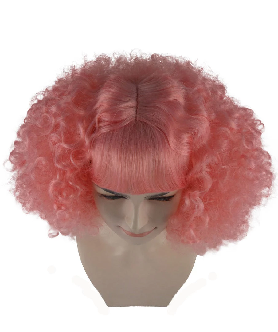 HPO Women's Short Pink Cute Curly Wavy Wig | Party Ready Fancy Cosplay Halloween Wig | Premium Breathable Capless Cap 7 HPO Women's Short Pink Cute Curly Wavy Wig | Party Ready Fancy Cosplay Halloween Wig | Premium Breathable Capless Cap