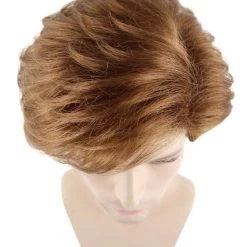 HPO Singer Men's Wig | Brown Celebtity Wig | Premium Breathable Capless Cap 15 HPO Singer Men's Wig | Brown Celebtity Wig | Premium Breathable Capless Cap