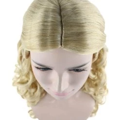 HPO Men's Medieval Princess Womens Wig | TV/Movie Blond Royal Wig | Premium Breathable Capless Cap 15 HPO Men's Medieval Princess Womens Wig | TV/Movie Blond Royal Wig | Premium Breathable Capless Cap