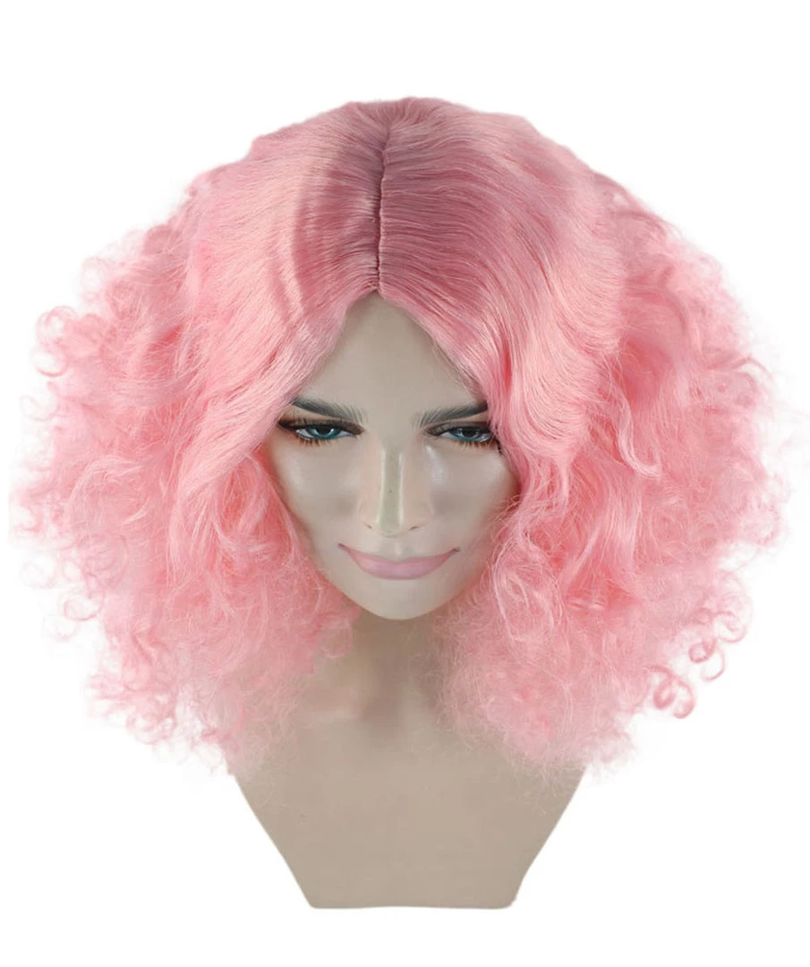 HPO Womens Candy Girl Curly Wig | Cosplay Halloween Wig | Premium Breathable Capless Cap Men's 7 HPO Womens Candy Girl Curly Wig | Cosplay Halloween Wig | Premium Breathable Capless Cap Men's