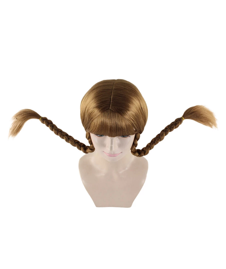 HPO Long Braided Womens Wig | Traditional FarmGirl Gloden Blonde Wig | Premium Breathable Capless Cap Men's 8 HPO Long Braided Womens Wig | Traditional FarmGirl Gloden Blonde Wig | Premium Breathable Capless Cap Men's