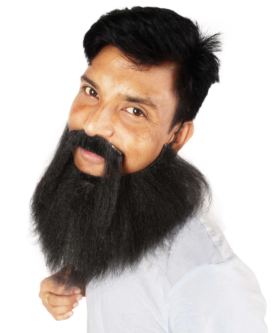 HPO Men's Synthetic Hair Long Beard Cosplay Facial Hair Multiple Color Options 22 HPO Men's Synthetic Hair Long Beard Cosplay Facial Hair Multiple Color Options