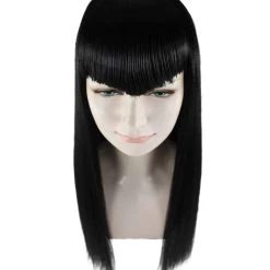 HPO Vampire Black Mens Wig | Horror Sexy Cosplay Party Halloween Wig | Premium Breathable Capless Cap Men's 15 HPO Vampire Black Mens Wig | Horror Sexy Cosplay Party Halloween Wig | Premium Breathable Capless Cap Men's