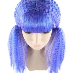 HPO Womens Mix Color Doll Wig | Big Fancy Party Event Ready Halloween Wig | Premium Breathable Capless Cap 15 HPO Womens Mix Color Doll Wig | Big Fancy Party Event Ready Halloween Wig | Premium Breathable Capless Cap
