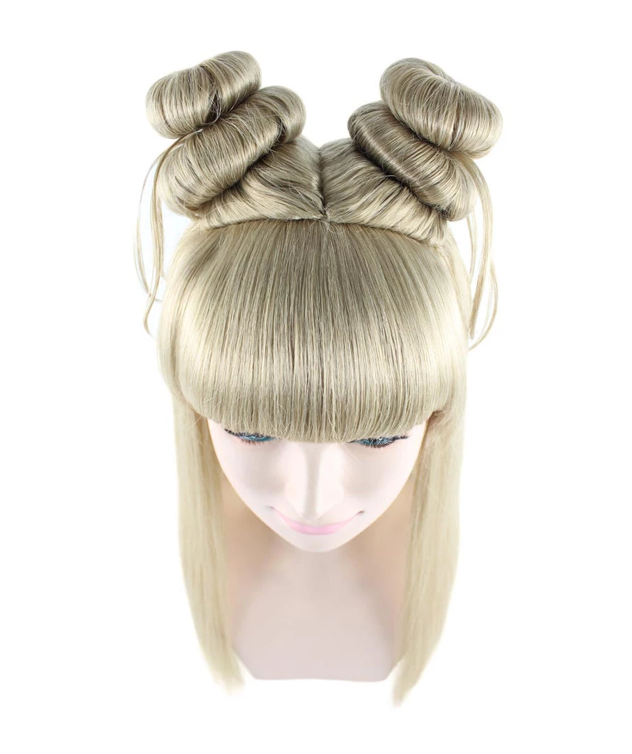 HPO Women's Asian Princess Wig | Blonde Cosplay Wigs | Premium Breathable Capless Cap 6 HPO Women's Asian Princess Wig | Blonde Cosplay Wigs | Premium Breathable Capless Cap