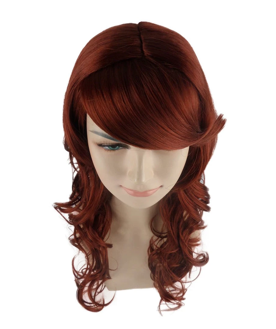 HPO Women's Womens Long Curly Super Model Wig | Natural Looking Fancy Wig Premium Breathable Capless Cap 11 HPO Women's Womens Long Curly Super Model Wig | Natural Looking Fancy Wig Premium Breathable Capless Cap