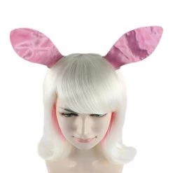 HPO Men's Easter Bunny Womens Wig | Short Easter Wig | Premium Breathable Capless Cap