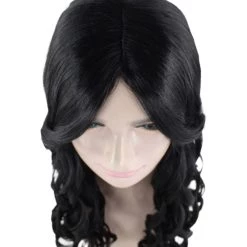 HPO Long Black Wavy Womens Wig | Dramatical Natural Looking Wig | Premium Breathable Capless Cap Men's 15 HPO Long Black Wavy Womens Wig | Dramatical Natural Looking Wig | Premium Breathable Capless Cap Men's