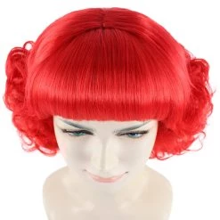 HPO Women's Short Red Cute Curly Wavy Wig | Party Ready Fancy Cosplay Halloween Wig | Premium Breathable Capless Cap 15 HPO Women's Short Red Cute Curly Wavy Wig | Party Ready Fancy Cosplay Halloween Wig | Premium Breathable Capless Cap