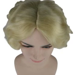 HPO Sexy Womens Wig | Curly Blonde Short Celebrity Wig | Premium Breathable Capless Cap 17 HPO Sexy Womens Wig | Curly Blonde Short Celebrity Wig | Premium Breathable Capless Cap