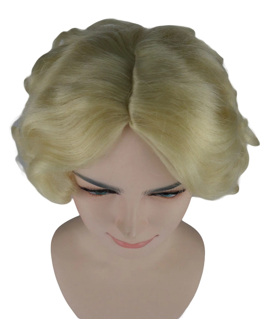 HPO Sexy Womens Wig | Curly Blonde Short Celebrity Wig | Premium Breathable Capless Cap 8 HPO Sexy Womens Wig | Curly Blonde Short Celebrity Wig | Premium Breathable Capless Cap