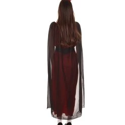 HPO Adult Women's Devil Fancy Dress Scary Costume | Red & Black Halloween Costume
