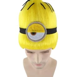 HPO Animation Yellow Mens Wig | Yellow Cartoon Wig | Premium Breathable Capless Cap 17 HPO Animation Yellow Mens Wig | Yellow Cartoon Wig | Premium Breathable Capless Cap