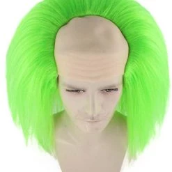HPO Men's Half Bald Head Funny Men Wig Collections