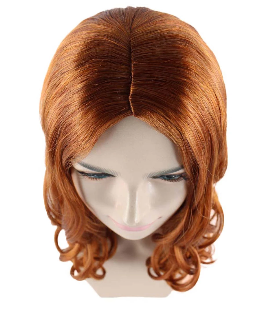 HPO Wavy Auburn Womens Wig | Sexy Cosplay Party Halloween Wig | Premium Breathable Capless Cap 7 HPO Wavy Auburn Womens Wig | Sexy Cosplay Party Halloween Wig | Premium Breathable Capless Cap