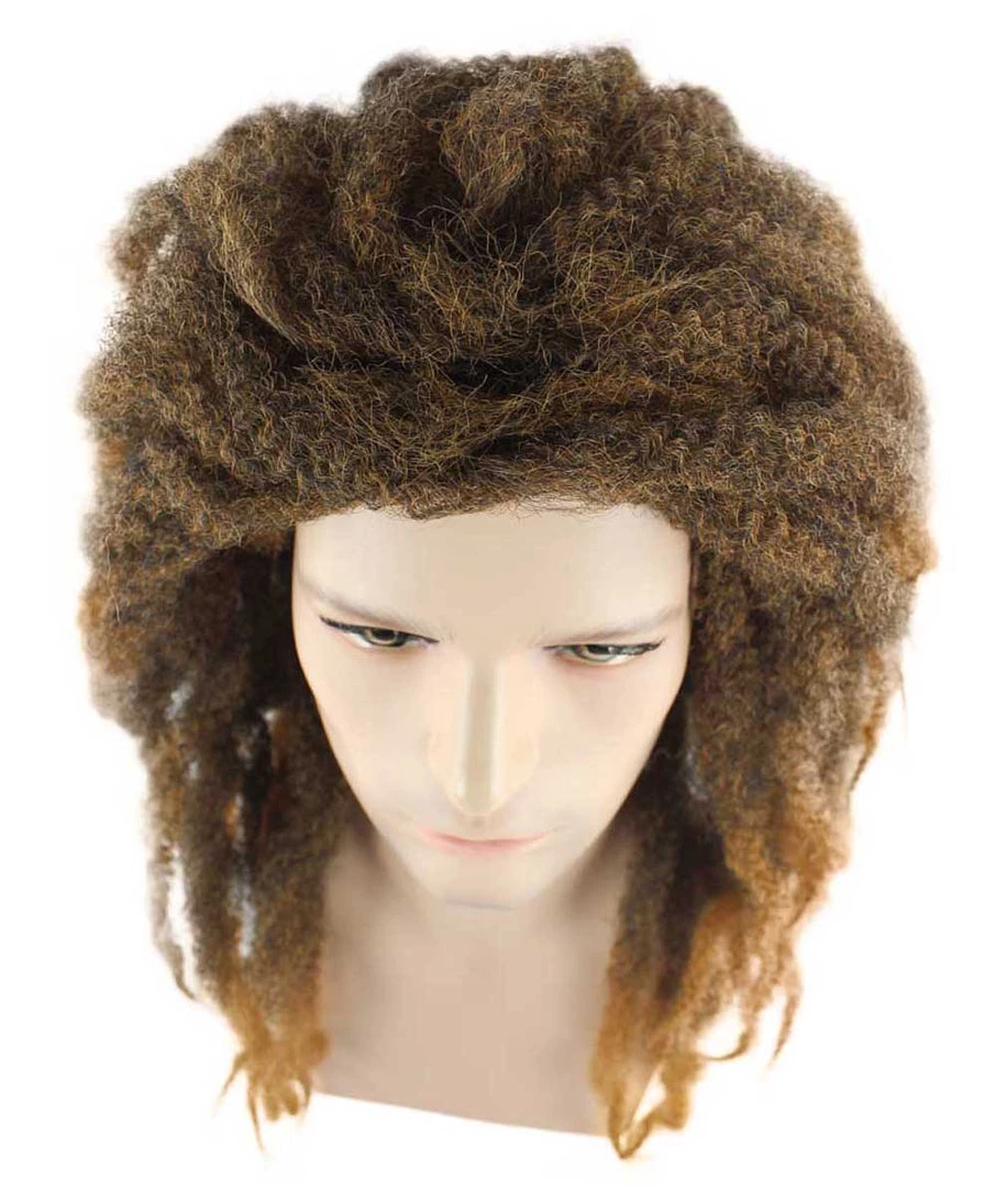 HPO Men's Rasta Mens Wig | Brown Cosplay Halloween Wig | Premium Breathable Capless Cap 7 HPO Men's Rasta Mens Wig | Brown Cosplay Halloween Wig | Premium Breathable Capless Cap