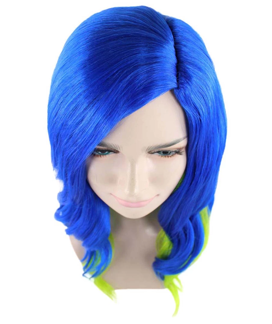 HPO Men's Two-Tone Long Wavy Womens Wig | Sexy Cosplay Party Halloween Wig | Premium Breathable Capless Cap 7 HPO Men's Two-Tone Long Wavy Womens Wig | Sexy Cosplay Party Halloween Wig | Premium Breathable Capless Cap