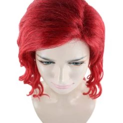 HPO Red Poison Villain Wig | Neon Red Women's Wig | Premium Breathable Capless Cap 15 HPO Red Poison Villain Wig | Neon Red Women's Wig | Premium Breathable Capless Cap