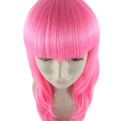 HPO Men's Long Pink Womens Wig | Fancy Party Event Ready Halloween Wig | Premium Breathable Capless Cap 15 HPO Men's Long Pink Womens Wig | Fancy Party Event Ready Halloween Wig | Premium Breathable Capless Cap