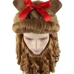 HPO Men's Mens Lion Wig | Brown Cosplay Wig | Premium Breathable Capless Cap 15 HPO Men's Mens Lion Wig | Brown Cosplay Wig | Premium Breathable Capless Cap