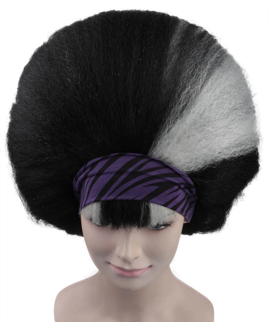 HPO Vampire Womens Wig | Jumbo Super Size Vampire Character Cosplay Halloween Wig | Premium Breathable Capless Cap Men's 7 HPO Vampire Womens Wig | Jumbo Super Size Vampire Character Cosplay Halloween Wig | Premium Breathable Capless Cap Men's